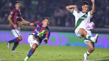 Banfield no pudo con San Lorenzo en el regreso de Falcioni