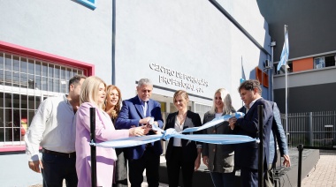 Kicillof inauguró el nuevo edificio del Centro de Formación Profesional N°404 de Avellaneda