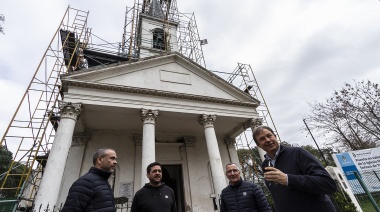 En el 150° aniversario de Brown, restauran y ponen en valor la iglesia más antigua del distrito