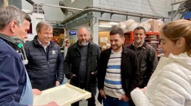 Cascallares y Fabiani visitaron una pyme familiar del Parque Industrial
