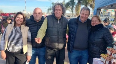 Cascallares acompañó a vecinos e instituciones de Glew en una gran barrileteada