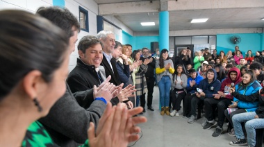 Kicillof en Avellaneda: “Primero están la igualdad y los derechos a la educación y a la salud”
