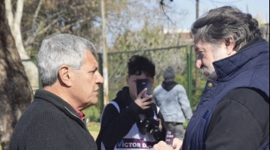 Lozano acompañó a De Gennaro en una actividad de campaña en Monte Chingolo