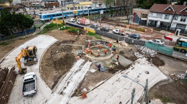 Reordenan el tránsito para avanzar con la obra del Paso Bajo Nivel de Longchamps
