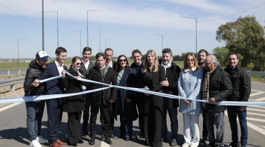 Kicillof encabezó la habilitación de un tramo de la Autopista Presidente Perón