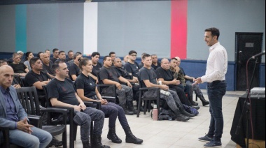 "Seguiremos trabajando para hacer de Lanús una ciudad segura"