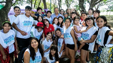 Cascallares acompañó a los alumnos del programa “Escuelas Abiertas en Verano”
