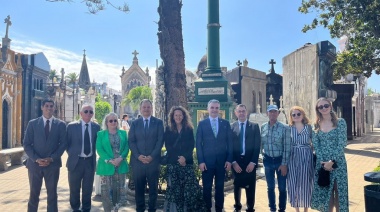 Cascallares participó de un emotivo homenaje al Almirante Guillermo Brown en el Día de San Patricio