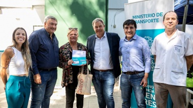 D’Onofrio y Cascallares entregaron pases libres multimodales en Brown