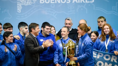 Axel Kicillof encabezó la presentación de los Juegos Bonaerenses 2024