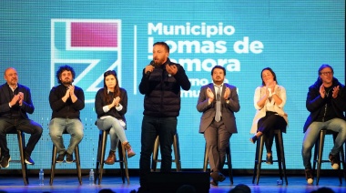 Otermín anunció una batería de políticas públicas para instituciones en Lomas