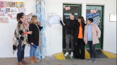 Gray recorrió “La Escuela de Hoy” en el Jagüel y celebró su aniversario
