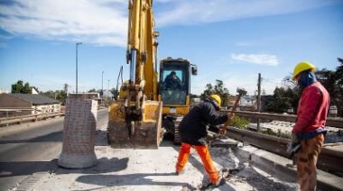 Avanza la renovación integral del puente de Claypole