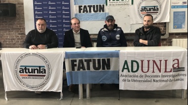 Gremios docentes de la UNLZ y la UNLA ratificaron el paro convocado para el 20 y 21 de agosto