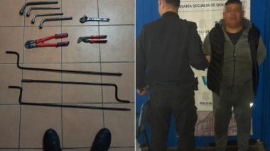 Persecución y arresto de un "roba ruedas" descubierto "infraganti" en pleno robo