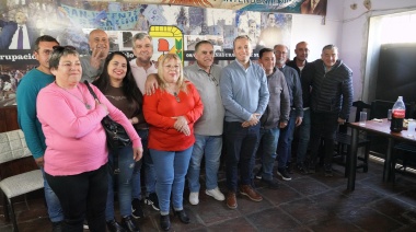 Gray visitó Pergamino ante el cierre de la sucursal del Banco Hipotecario