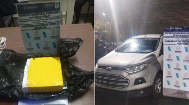 Llevaban un "paquete narco", pero la "entrega" se cayó tras una persecución en la ruta