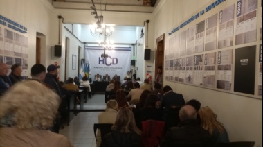 Convenios y un reconocimiento a Kunkel fueron los ejes de una nueva sesión