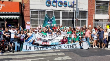 Al paro de transporte, gremios de Lanús le sumaron una jornada de protesta en Edesur