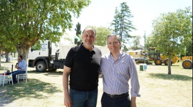 Gray visitó Tres Arroyos y se reunió con el intendente Pablo Garate