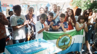 Otermín participó de los festejos por el 50º Aniversario de Turdera