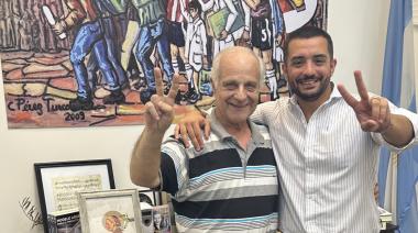 Balladares, junto a un histórico dirigente de la gestión de Manuel Quindimil