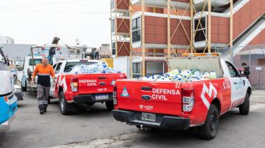 El Municipio envió donaciones a Bahía Blanca