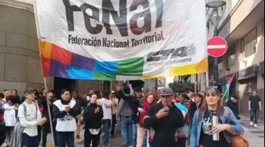 FENAT se movilizó a Economía buscando mejoras para los planes sociales que maneja Milei