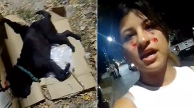 Policía mató de un tiro en la cabeza al perro de una mujer embarazada a la que desfiguraron a golpes