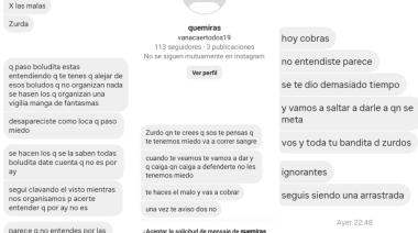 Estudiantes denuncian amenazas: "Va a correr sangre"