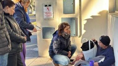 Con las bajas temperaturas, ponen en marcha el operativo frío 2025