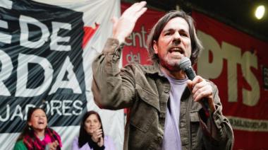 Del Caño contra “la motosierra de Milei” y “las paritarias del hambre de Kicillof”