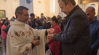 Cascallares y Eichel en la Fiesta Patronal de la Parroquia Nuestra Señora del Tránsito