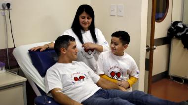 Campañas de donación de sangre para el Garrahan en Lomas