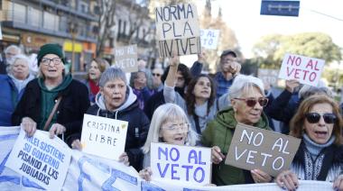El Congreso ratificó el veto y crece el malestar entre los jubilados