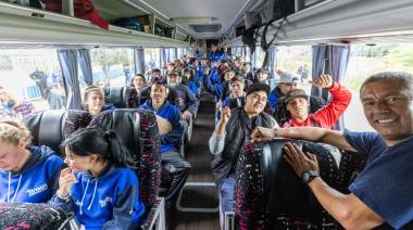 Cascallares despidió a la delegación que viajó a las finales de los Juegos Bonaerenses 2025