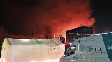 Incendio y explosión en Spegazzini: los heridos están fuera de peligro