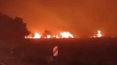 Nuevo incendio de pastizales encendió las alarmas en Ezeiza