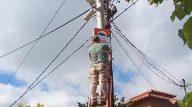 Esteban Echeverría suma cámaras de vigilancia