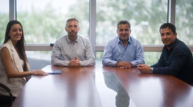 Otermín se reunió con Molea para potenciar la formación en oficios junto a la UNLZ