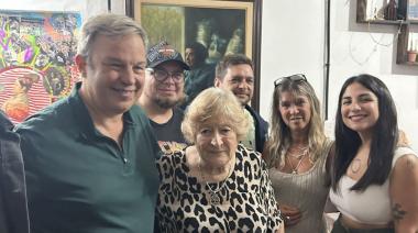 Cascallares y Fabiani acompañaron la inauguración de una pulpería