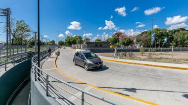 Rafael Calzada: Habilitaron la calle Presidente Perón junto al nuevo paso nivel
