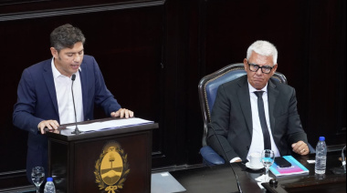 Kicillof cuestionó el modelo económico mileísta y se mostró como una alternativa para 2027