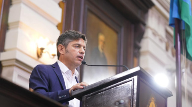 Kicillof cuestionó el modelo económico mileísta y se mostró como una alternativa para 2027