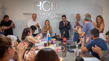 Fabiani y Jawtuschenko acompañaron a estudiantes del fines en el inicio de clases