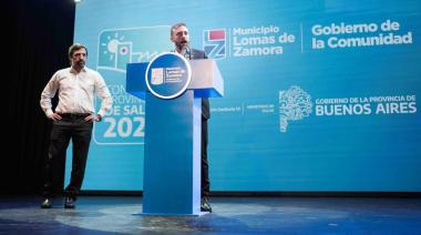 Lomas sede del Pre Cosapro de la Región Sanitaria VI: Otermín y Kreplak abrieron el encuentro