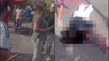 Choque entre una moto y un auto dejó dos jóvenes heridos: una menor está muy grave