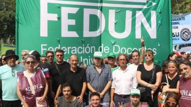 "El pueblo quiere que se atienda el reclamo del sector universitario"