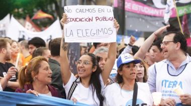 Docentes y estudiantes preparan otra Marcha Federal Universitaria