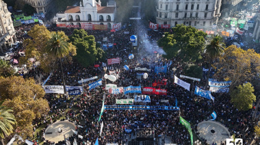 La Universidad volvió a colmar las calles en reclamo contra el ajuste presupuestario del Gobierno nacional